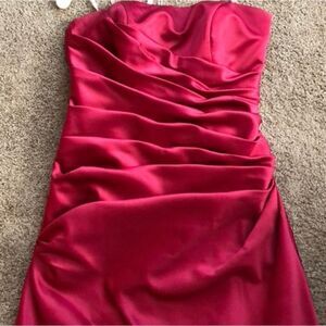 David's Bridal Strapless Wedding dress